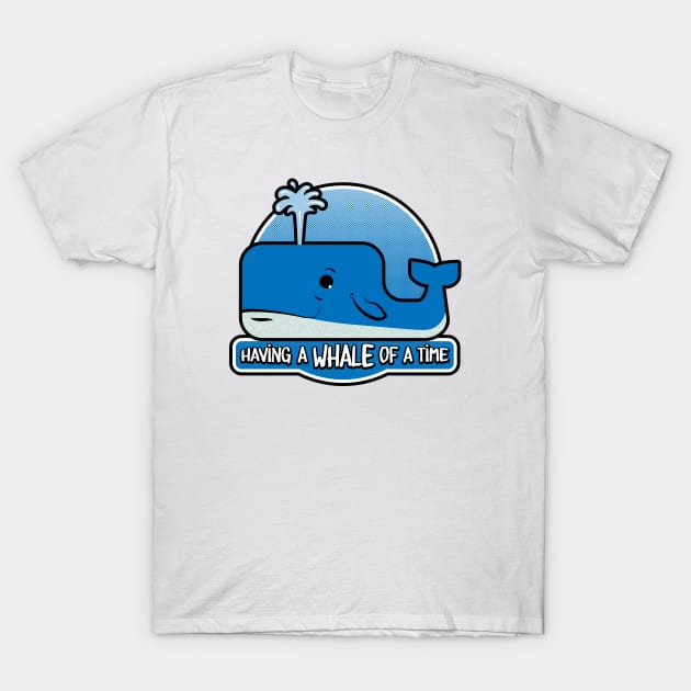 Having a whale of a time T-Shirt by Phil Tessier